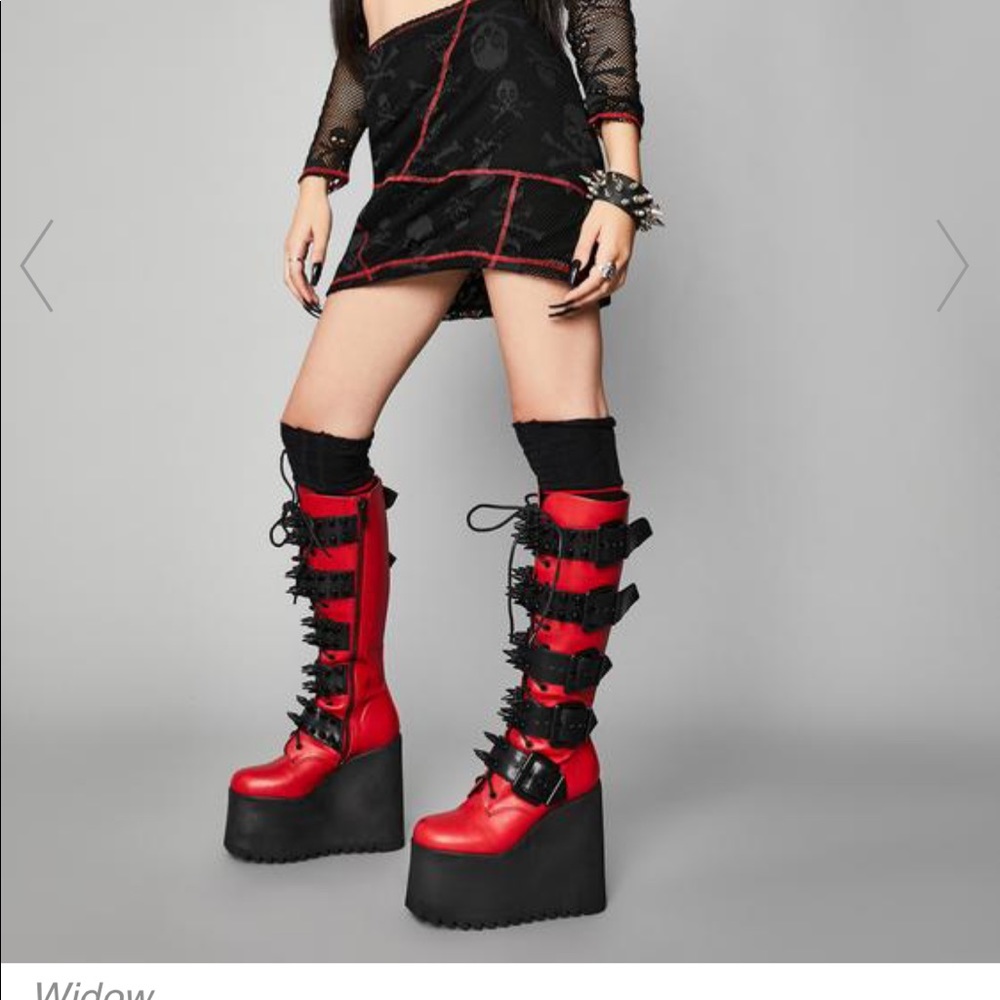 DANGEROUS APPETITE FOR DESTRUCTION PLATFORM BOOTS